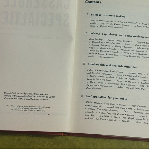 Casserole Specialties Cookbook - Picture 5 of 8